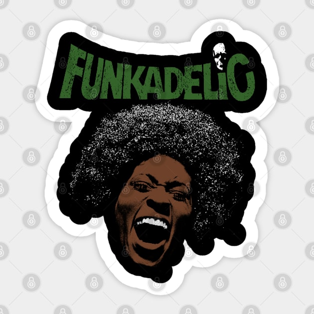 Funkadelic Funk Rock Band Sticker by PUBLIC BURNING